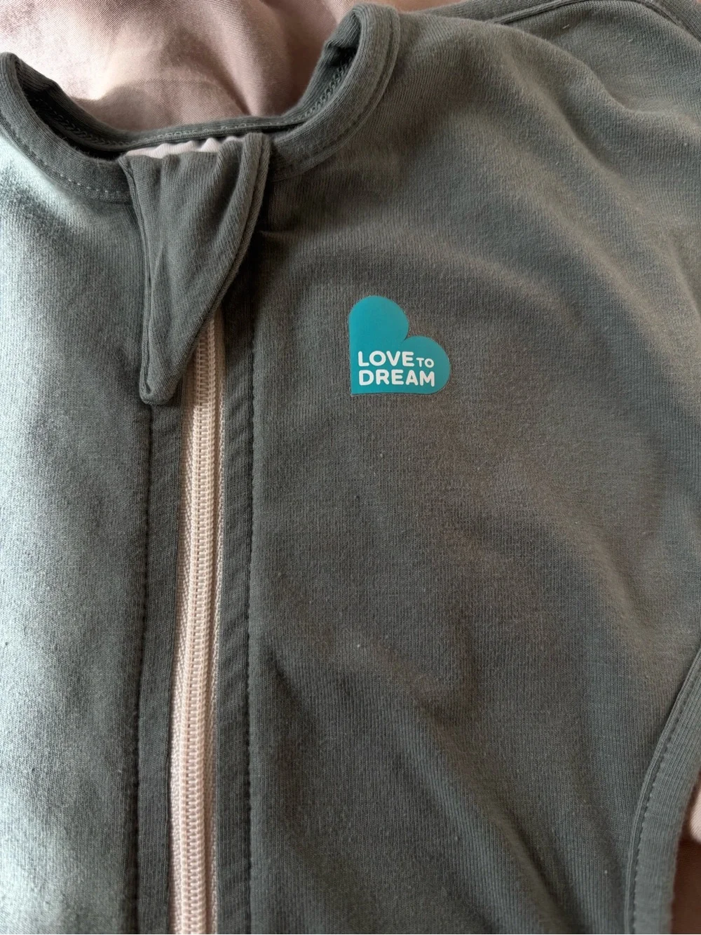 Love to Dream Green Zip-Front Swaddle Sleep Sack